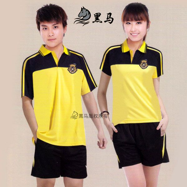 春夏中學(xué)校服XF-11黃色+黑色