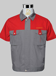長(zhǎng)城汽車夏季工作服短袖夾克
